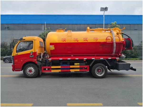 大多利卡8方 清洗吸污車(chē)一體罐 國(guó)六