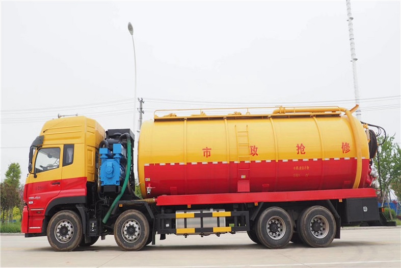 東風(fēng)天龍前四后八32方清洗吸污車國(guó)六