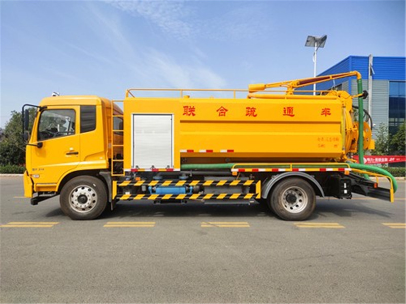 國六東風天錦13方聯(lián)合疏通車