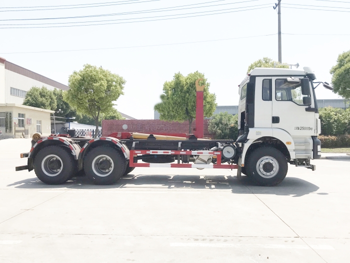 陜汽軒德X3車廂可卸式垃圾車