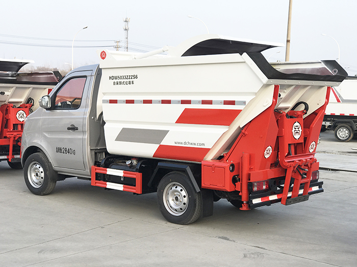 長(zhǎng)安后掛桶式垃圾車